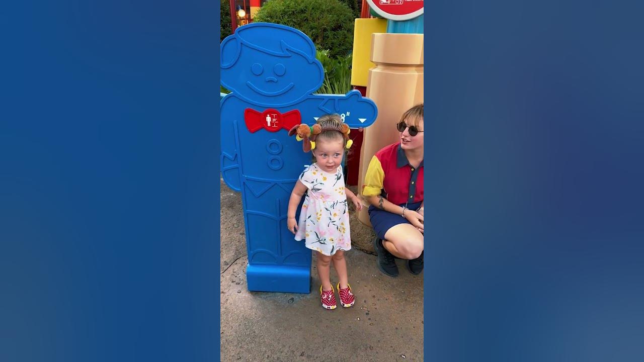 She Could Finally Ride The Slinky Dog β€οΈπ She Could Finally Ride The Slinky Dog β€οΈπ