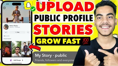 How To Add Public Story On Snapchat From Gallery | Snapchat Par Public Story Kaise Dale