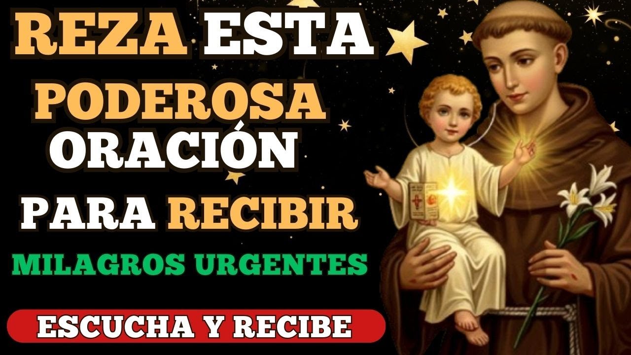 Reza esta oración ahora mismo ~ RECIBE MILAGRO URGENTE