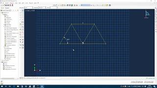 ABAQUS Simulation Truss Model