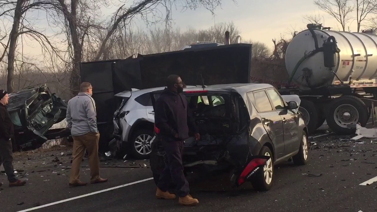 7 Vehicle Crash on Route 130 in South Jersey YouTube