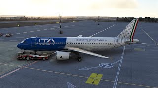 ITA Airways A320 EI-DTG ✈ Malta - Palermo │ LMML/31 - LICJ/07