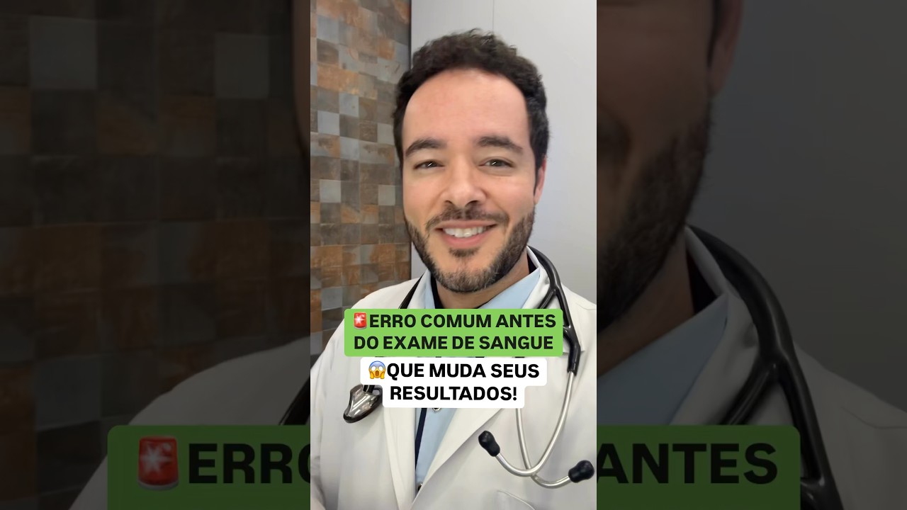 🚨Erro comum antes do exame de sangue, que muda seus resultados!🤯