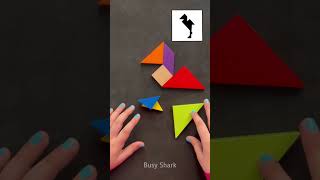 Flamingo Puzzle - Wooden Tangram Puzzle #tangrampuzzle #puzzle