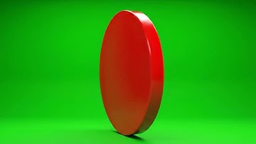 Dynamic Red Circle Green Screen Transition: High Quality VFX & Overlay