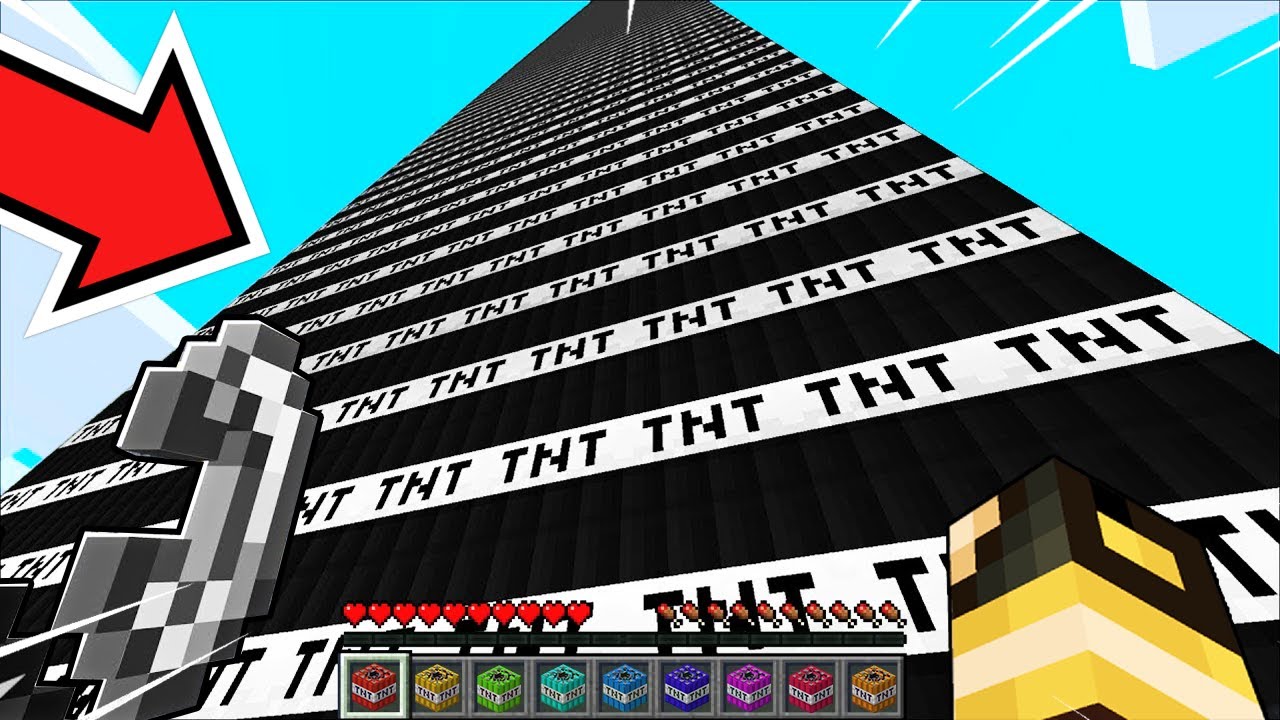 FACCIO ESPLODERE LA TORRE DI TNT SU *MINECRAFT GRIEF* - YouTube