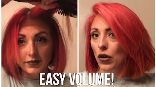 BIG VOLUMIZED HAIR/ Revlon One Step Hair Dryer and Volumizer