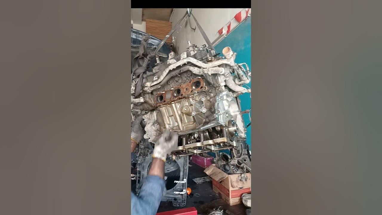 2008 Nissan Maxima Engine Leak correcting - YouTube