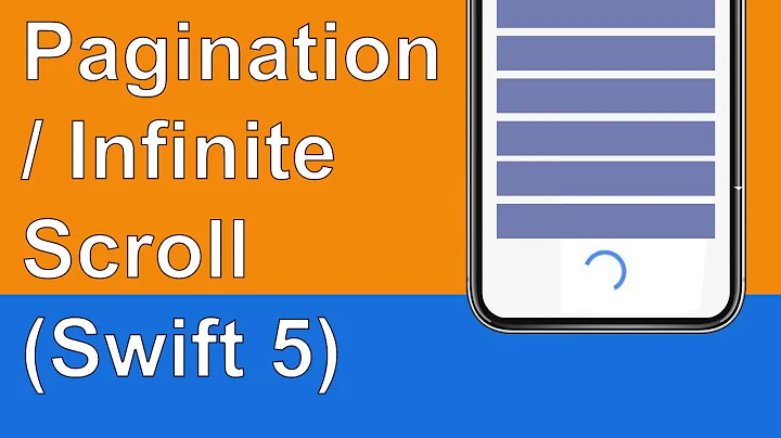 Swift: Infinite Scroll & Pagination Tableview (Xcode 11, iOS) - 2020
