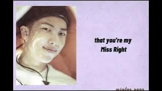 BTS- Miss Right [Easy Lyrics]