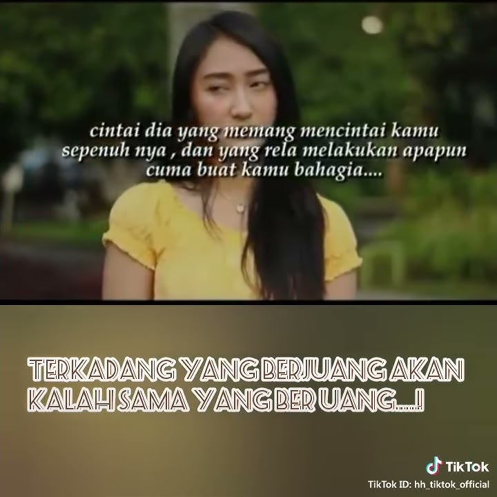 Terkadang yg berjuang akan kalah sama yg ber uang