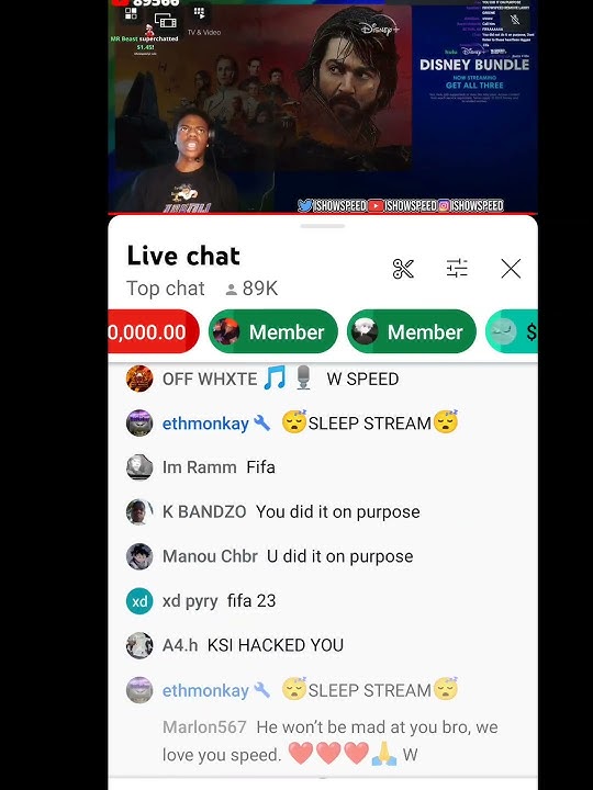 Superchat to @IShowSpeed 😱😱