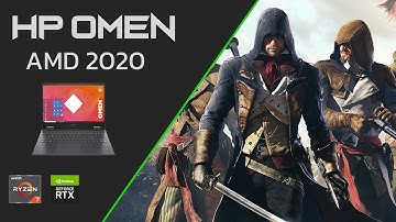 Assassins Creed Unity : Ultra High Graphics | Ryzen 7 4800H + RTX 2060 | HP Omen AMD