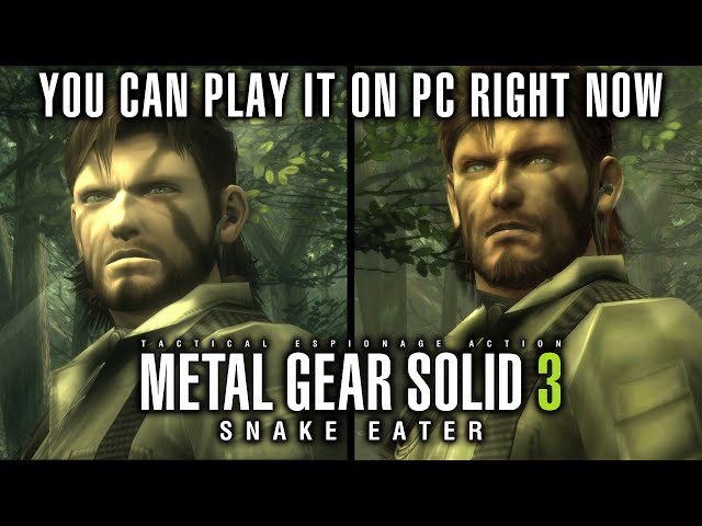 This Mod Could Let You Play Metal Gear Solid 3 Within Metal Gear Solid 5