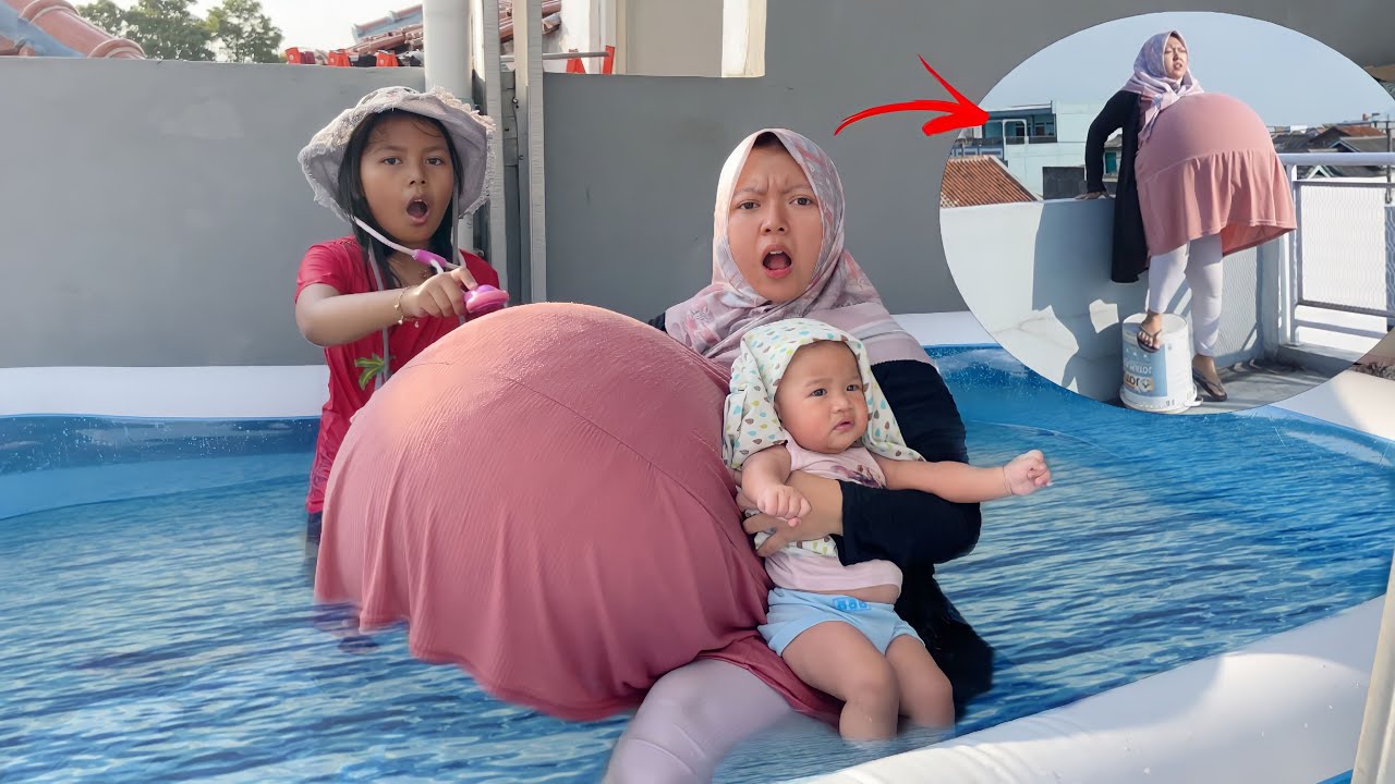 IBU HAMIL JATUH DARI EMBER | DOKTER DOKTERAN MELAHIRKAN DIKOLAM RENANG