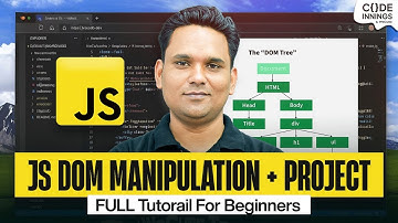 Master JavaScript DOM Manipulation with Projects (Full Beginner Course!)