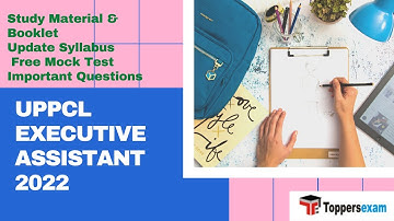 UPPCL EXECUTIVE ASSISTANT Important Questions 2022 | Online Test Series | Update Syllabus & Pattern