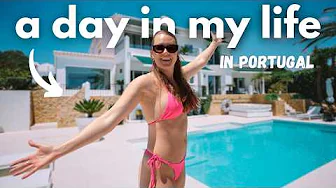 a Day in My Life in Portugal ︱ *Shopping, Pool day, HOUSE TOUR etc.