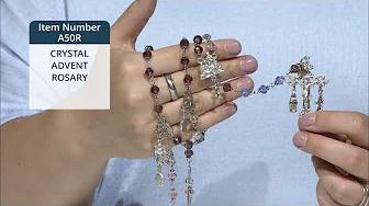 A50R_CRYSTAL ADVENT ROSARY