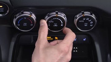 Automatic Climate Controls-Using automatic temperature control on 2017 Fiat 124 Spider