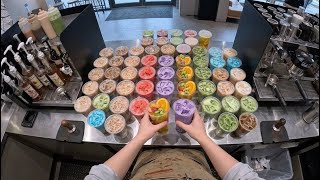 POV : BARISTA OPENING SHIFT NON STOP ORDERS 