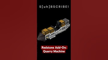 Quarry Machine from the Redstone Add-On