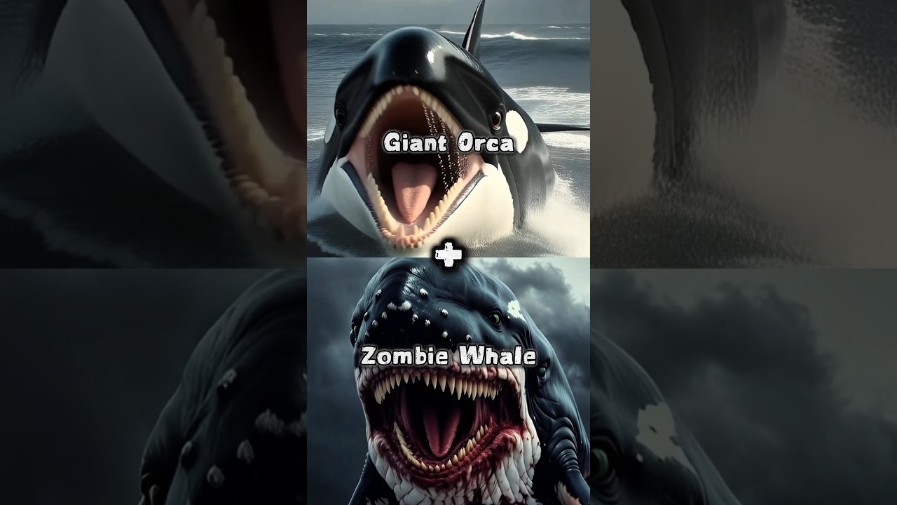 Giant Orca Vs Zombie Whale Hybrid Creature | Beast Arena | 