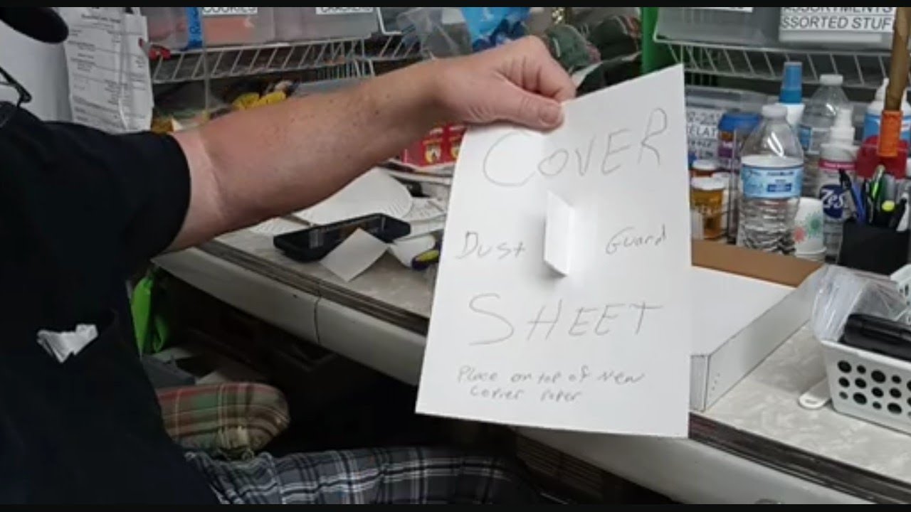 Don't put DUST in your COPIER / Printer. - YouTube