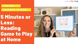 Simple Reading Game to Play at Home to Practice Blending Words | Preschool, Pre-K, & Kindergarten screenshot 5