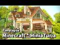 【Minecraft】可愛いパン屋さんを建築【MiniaTuria Mod】