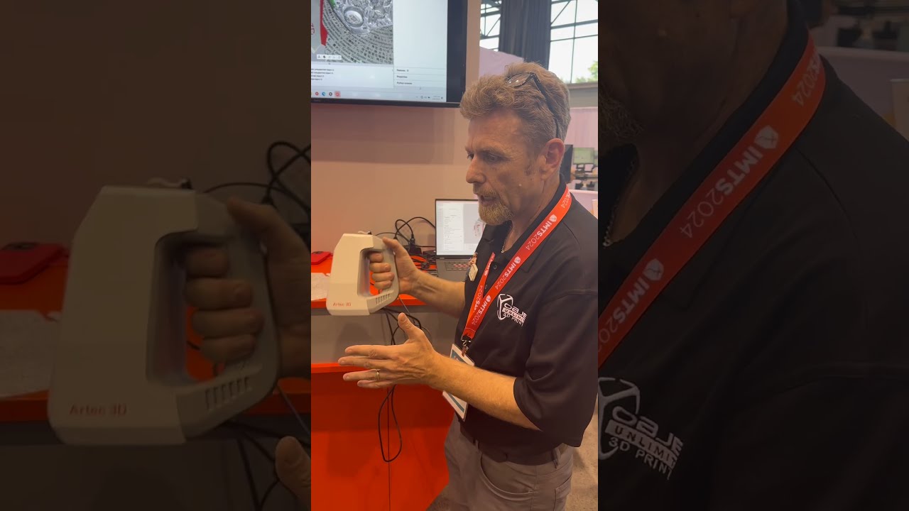 Artec Spider II 3D Scanner Demo Live From IMTS Chicago With Steve Cory