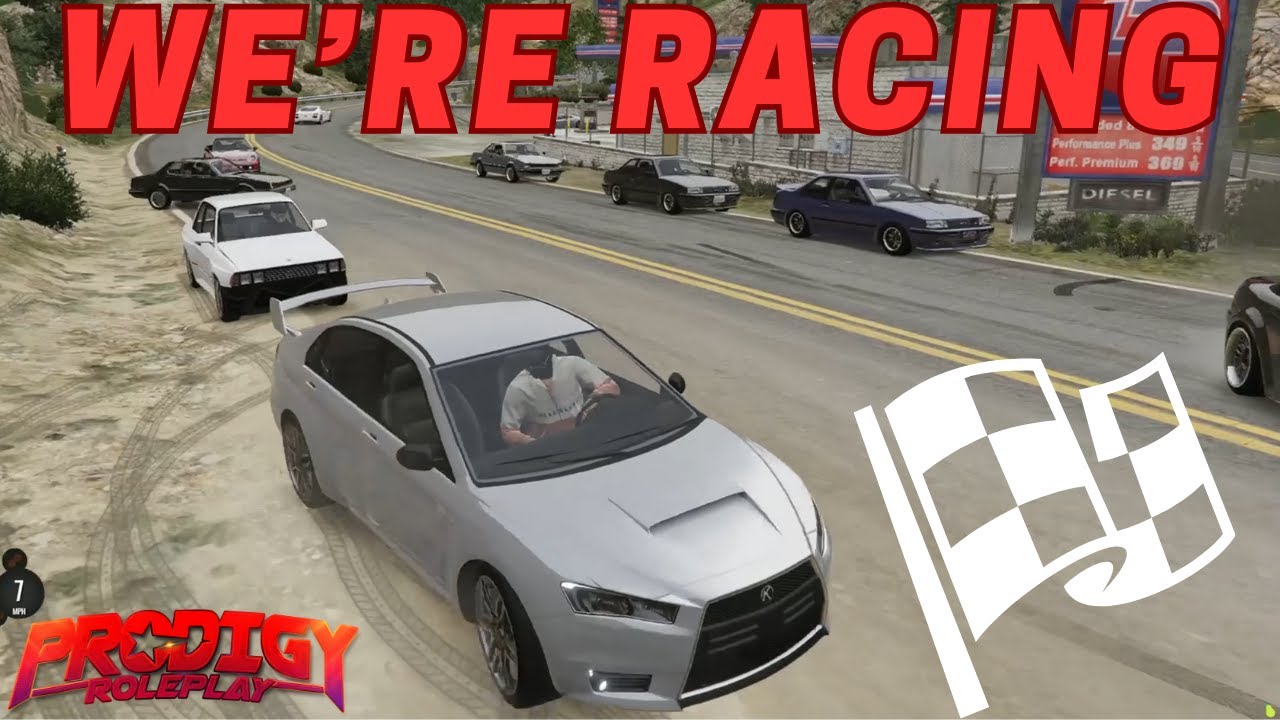 First Race On Prodigy - #ProdigyRP #gta5 #RP - YouTube