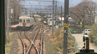 富士急行線前面展望Part1　大月→三つ峠　cabview Japan railwayFuji kyuko Line