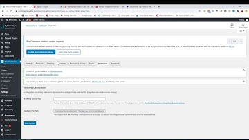 WooCommerce Integration Settings
