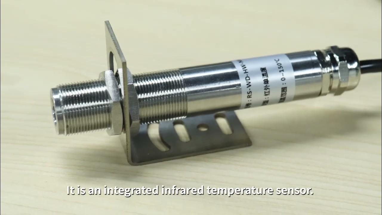 Infrared temperature sensor for non contact measurement - YouTube