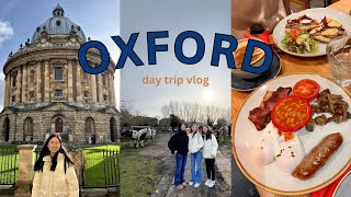 Oxford vlog 🎓 day trip to Oxford, England! 🏴󠁧󠁢󠁥󠁮󠁧󠁿🚆 brunch 🍳, markets, museums, horses 🐴 & exploring