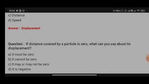 motion in a straight line MCQ questions 1D motion MCQ question for wbp wireless operator