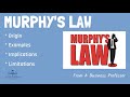 Understanding Murphy's Law