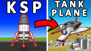 I Made A TANK PLANE In KSP - Kerbal Space Program [BD Armory Mod!]
