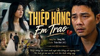 THIỆP HỒNG EM TRAO | Bolero Buồn Xé Lòng | Trần Hải (AI) | Sáng Tác Băng Nhi