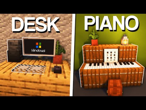 Minecraft: 15+ Interior Furniture Builds U0026 Ideas!