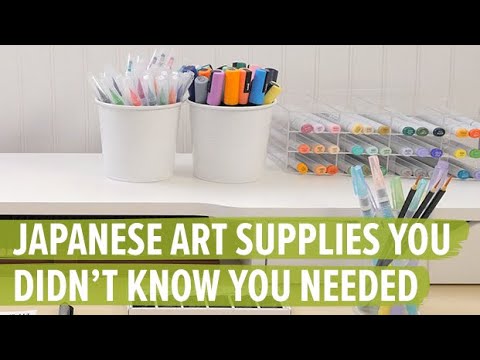 5 Types of Japanese Art Supplies You Didn't Know You Needed 