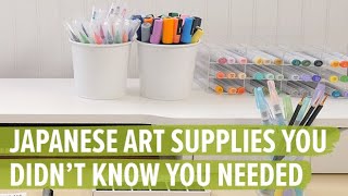 5 Types of Japanese Art Supplies You Didn't Know You Needed