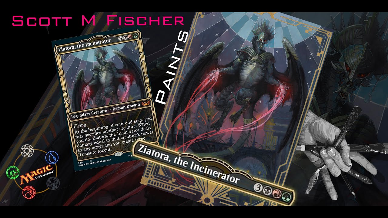 Fischer Paints: Ziatora- The Incinerator for MTG Streets of New Capena Fischer Paints: Ziatora- The Incinerator for MTG Streets of New Capena