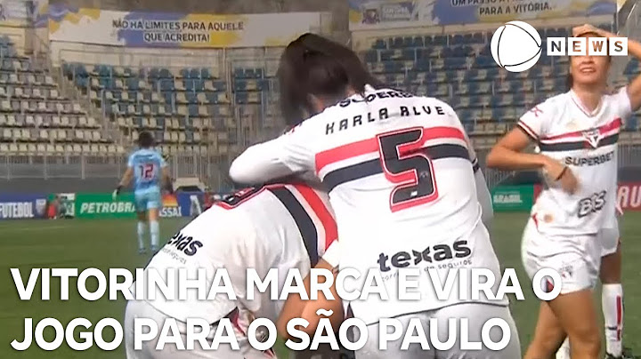 Paulistão Feminino: Vitorinha marca o gol da virada do São Paulo