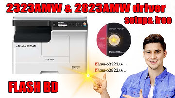 Toshiba e-STUDIO 2323AMW Scanner & Printer Driver Free || Subscribe My Channel