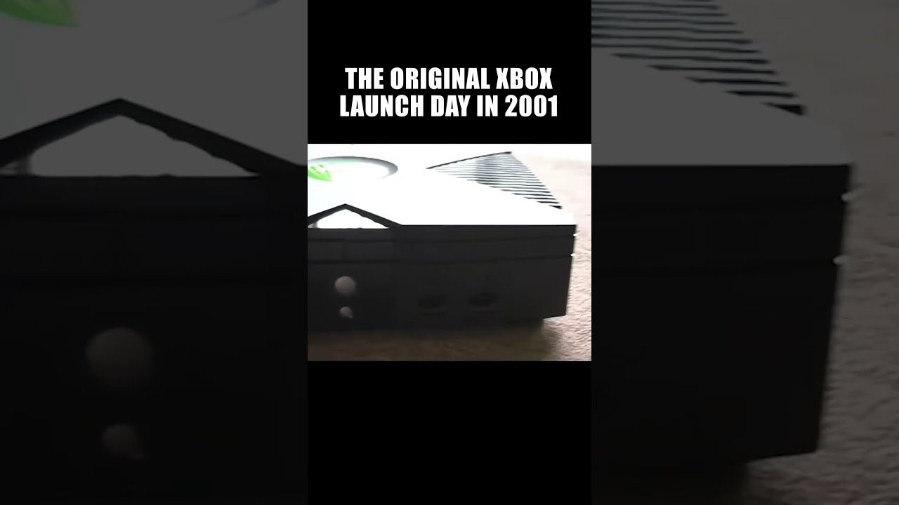 The Original Xbox On Launch Day In 2001 2000s Nostalgia Shorts