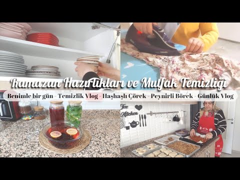 Sessiz vlog/ Ramazan hazırlıkları/ Haşhaşlı çörek / Mutfak temizliği ve düzeni / Temizlik videoları