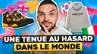 DÉFI : Faire une TENUE COMPLÈTE au HASARD dans le MONDE ! 🌍