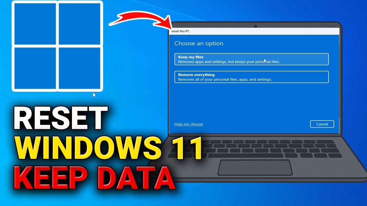 How to Reset Windows 11 Without Losing Data | Keep Your Files Safe ...
